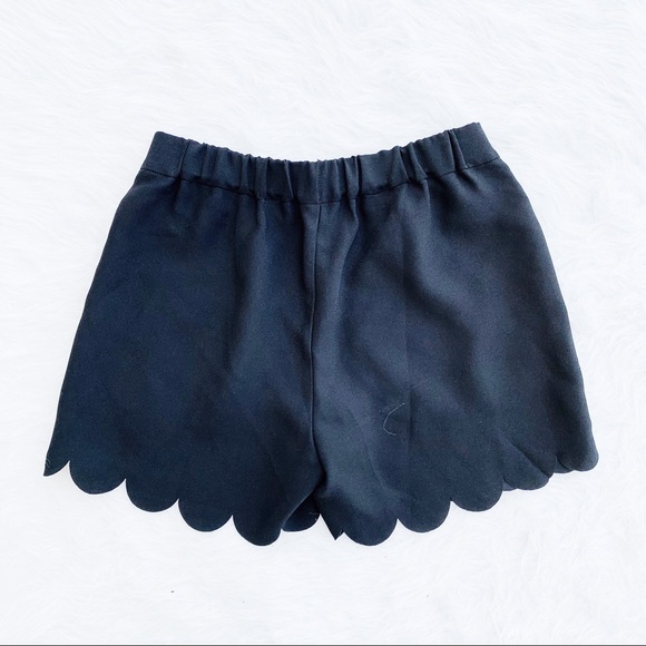 MADEWELL Black Scallop Hem HR Pull On Shorts XS - Picture 6 of 10